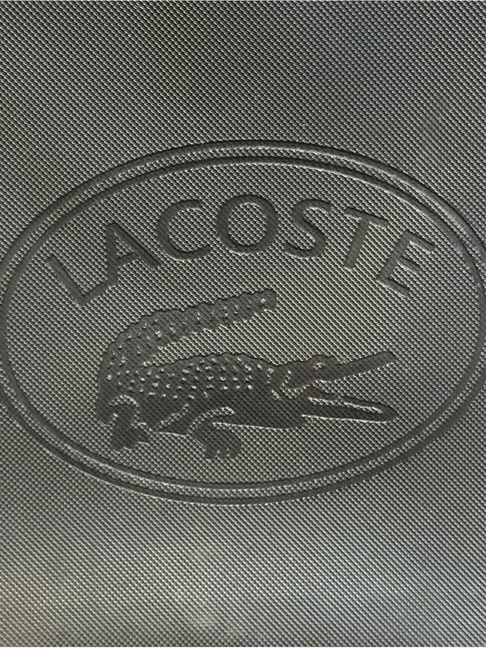 Lacoste Black Classic Briefcase 15” Laptop Bag w/ Double Handles Crossbody Strap